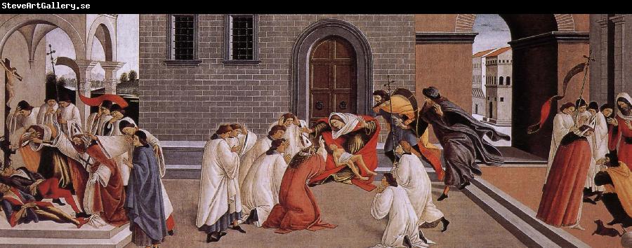 Sandro Botticelli Nobilo St. Maas three miracles